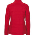 HAKRO Loftjacke Damen Farbe rot, Rückenansicht